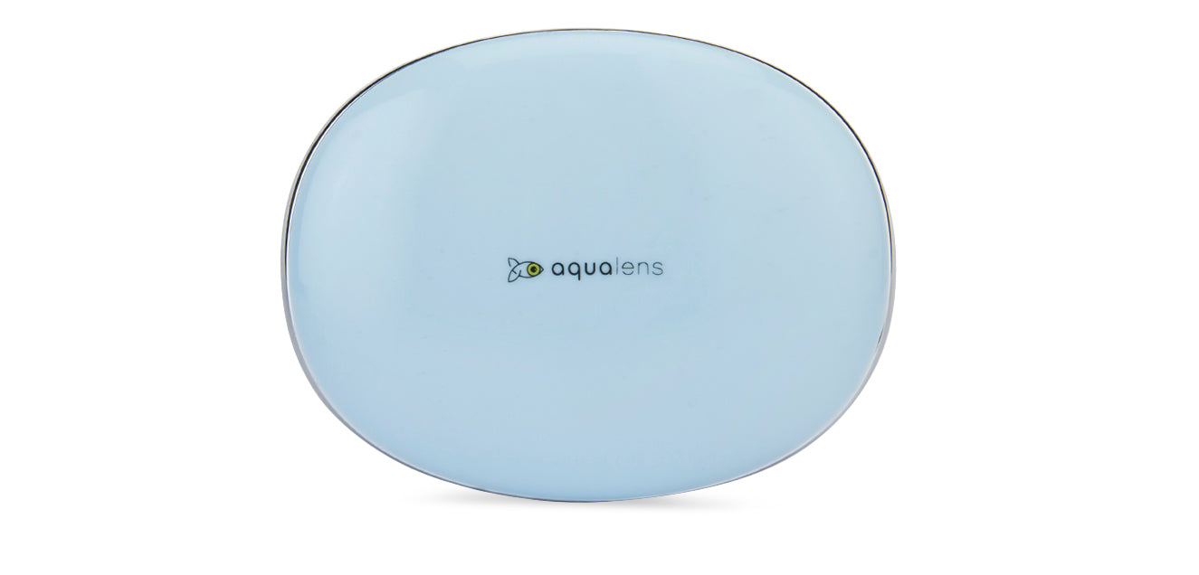 Blue K1902 Designer Contact Lens Case